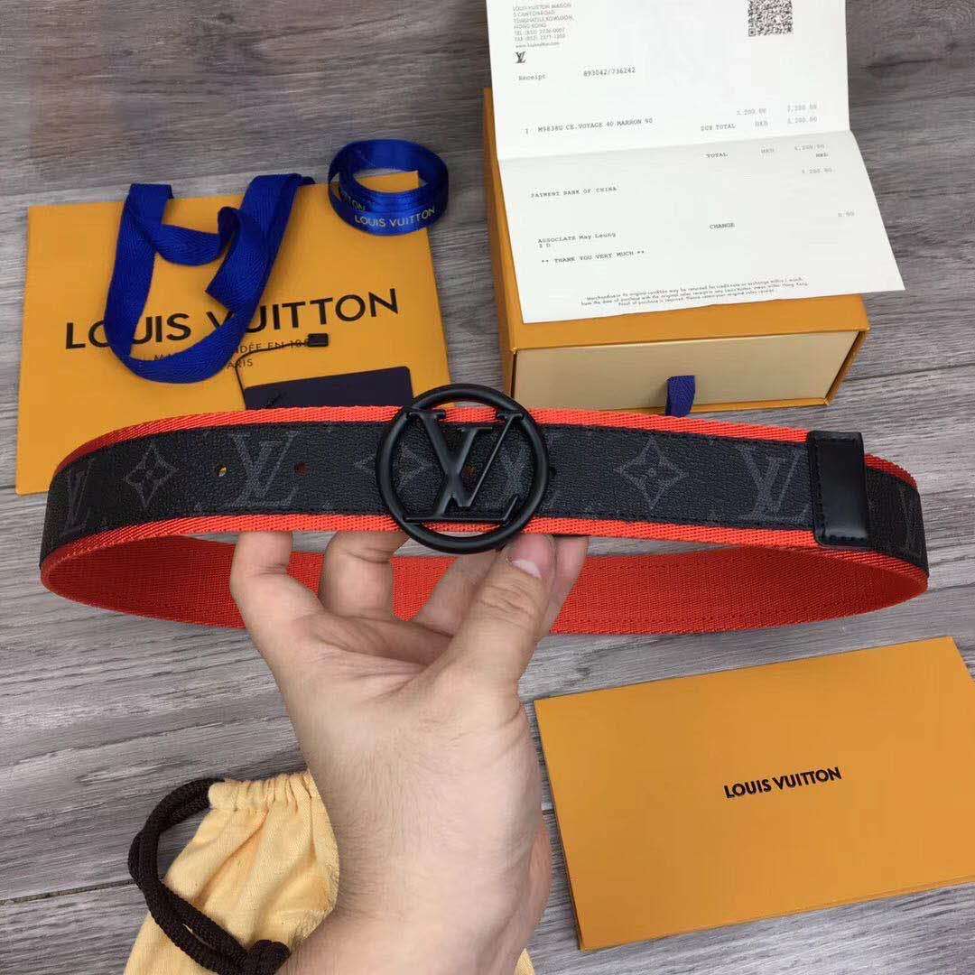Louis Vuitton Monogram Belt  - DesignerGu