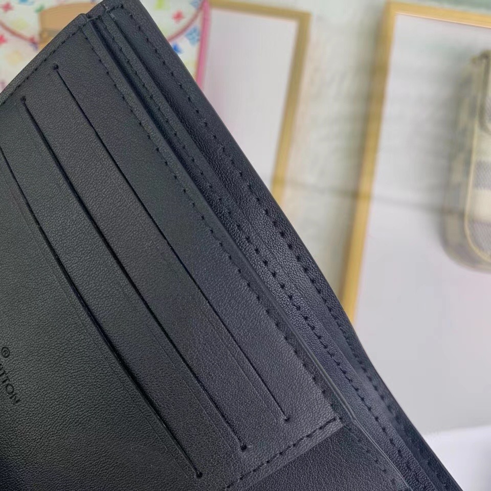 Louis Vuitton  Monogram Black Wallet - DesignerGu