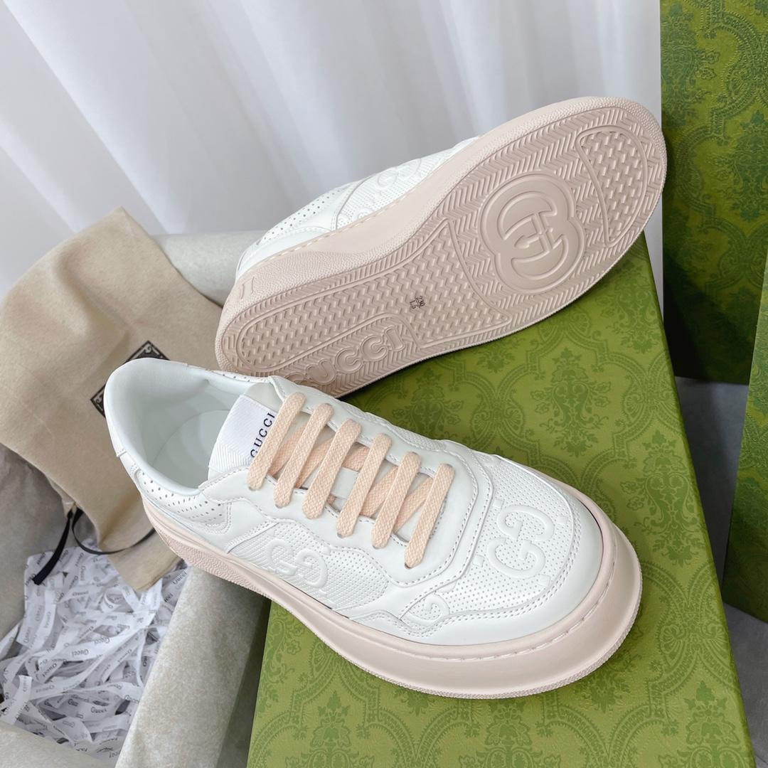 Gucci GG Embossed Sneaker - DesignerGu