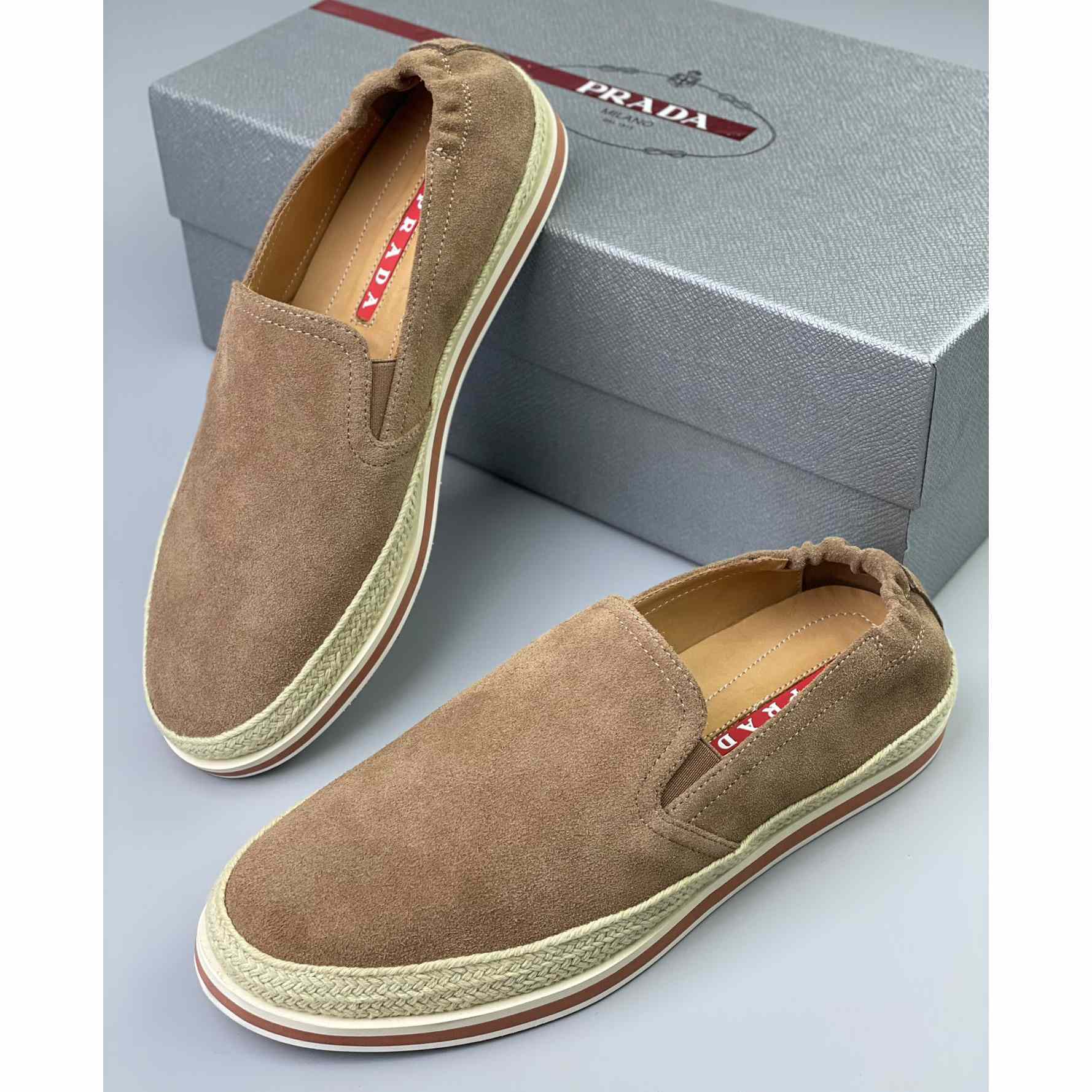 Prada Male Loafers - DesignerGu