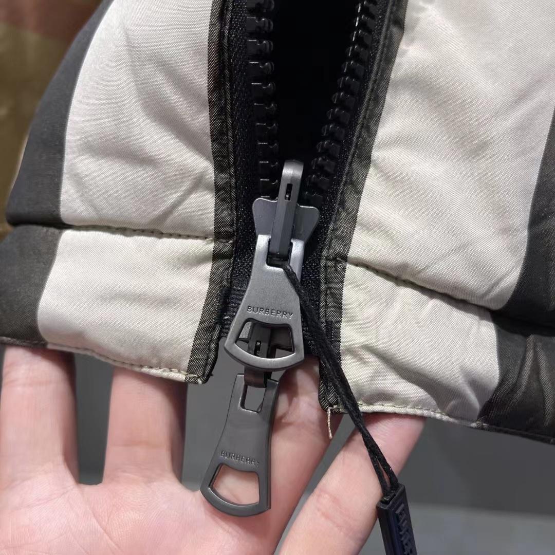 Burberry Reversible Exaggerated Check Nylon Puffer Jacket - DesignerGu