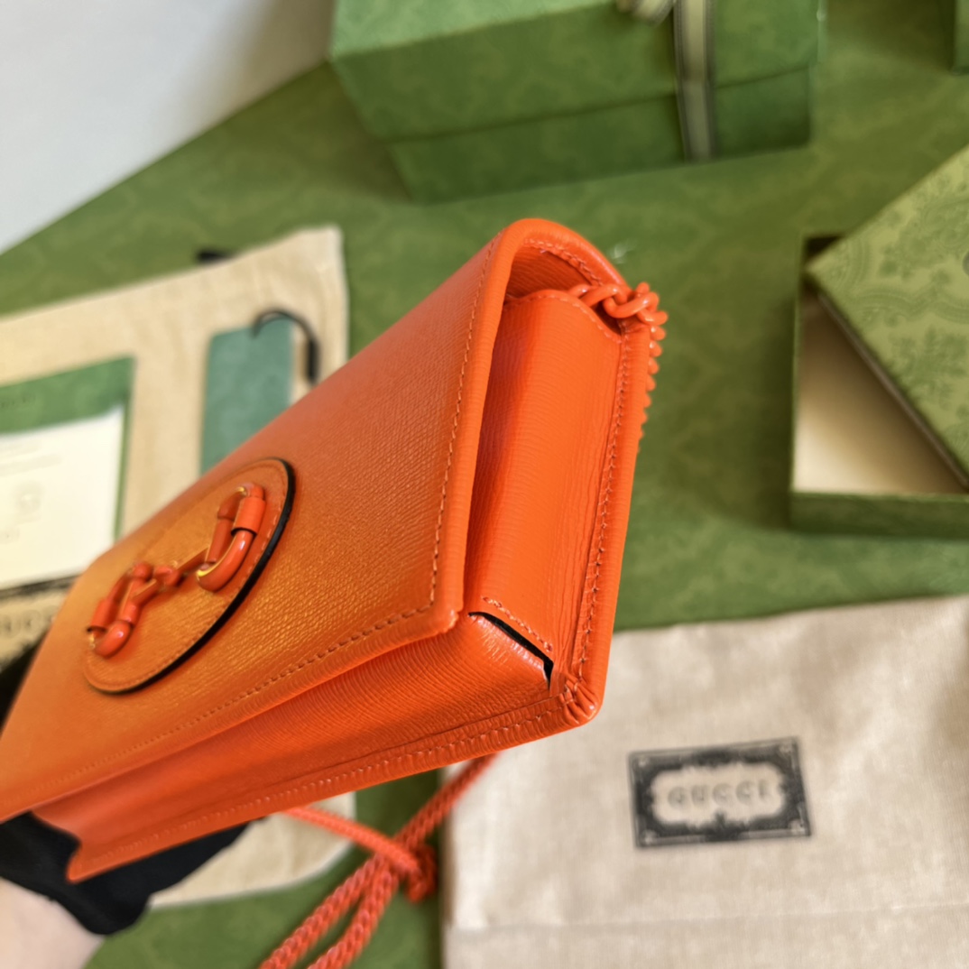 Gucci Horsebit 1955 Wallet With Chain(19-10-4cm) - DesignerGu