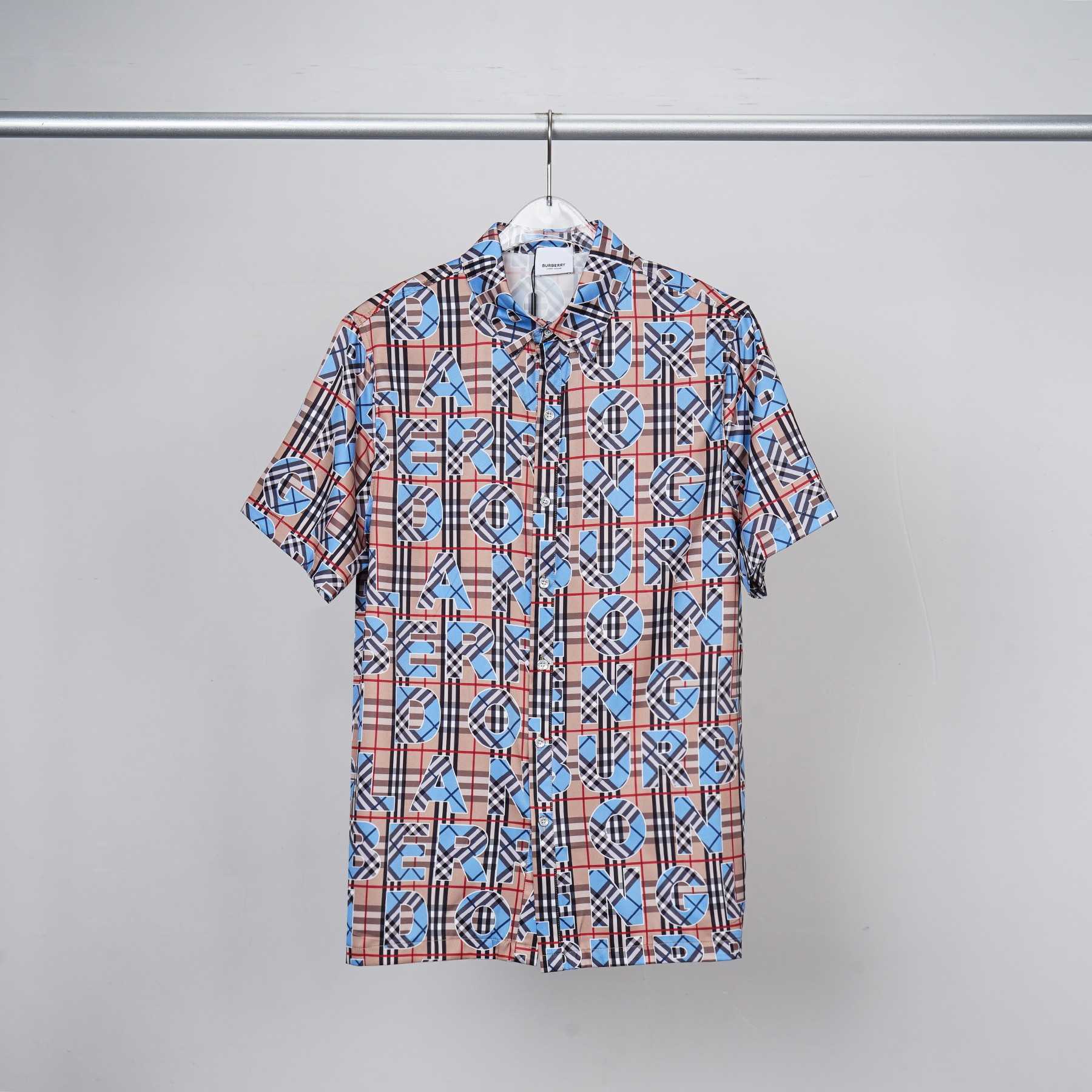 Burberry Vintage Check Logo Short Sleeve Shirt & Shorts - DesignerGu