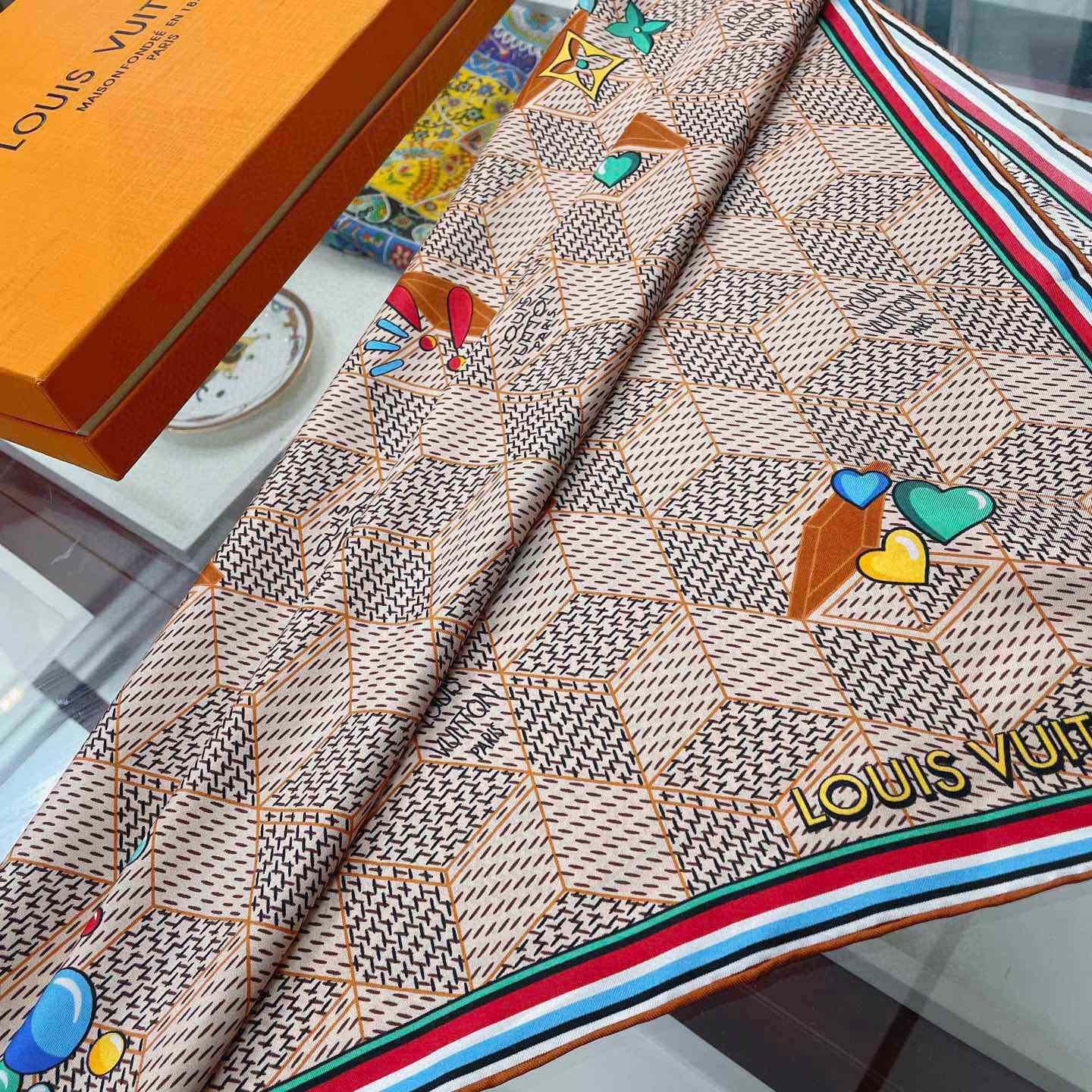 Louis Vuitton Damier Pop Up Square     M77668 - DesignerGu