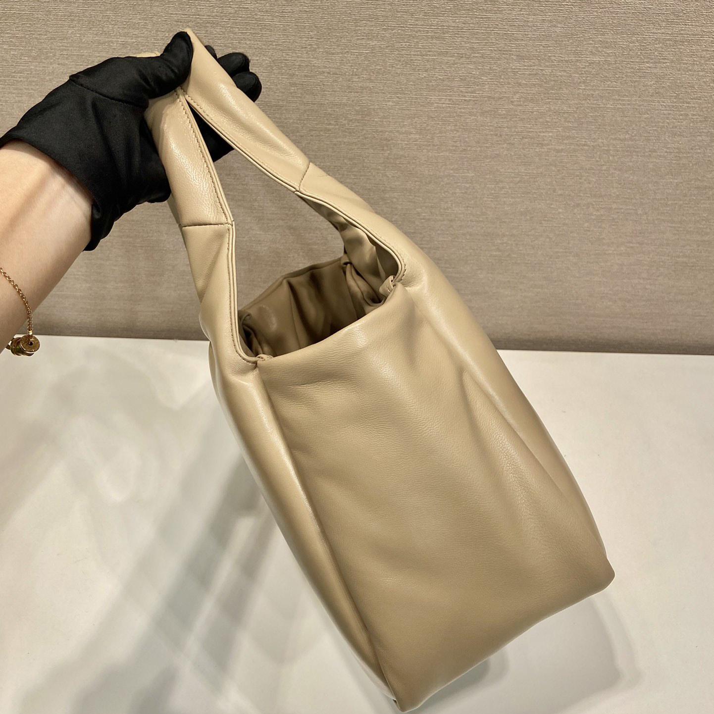 Prada Medium Padded Prada Soft Nappa Leather Bag - DesignerGu