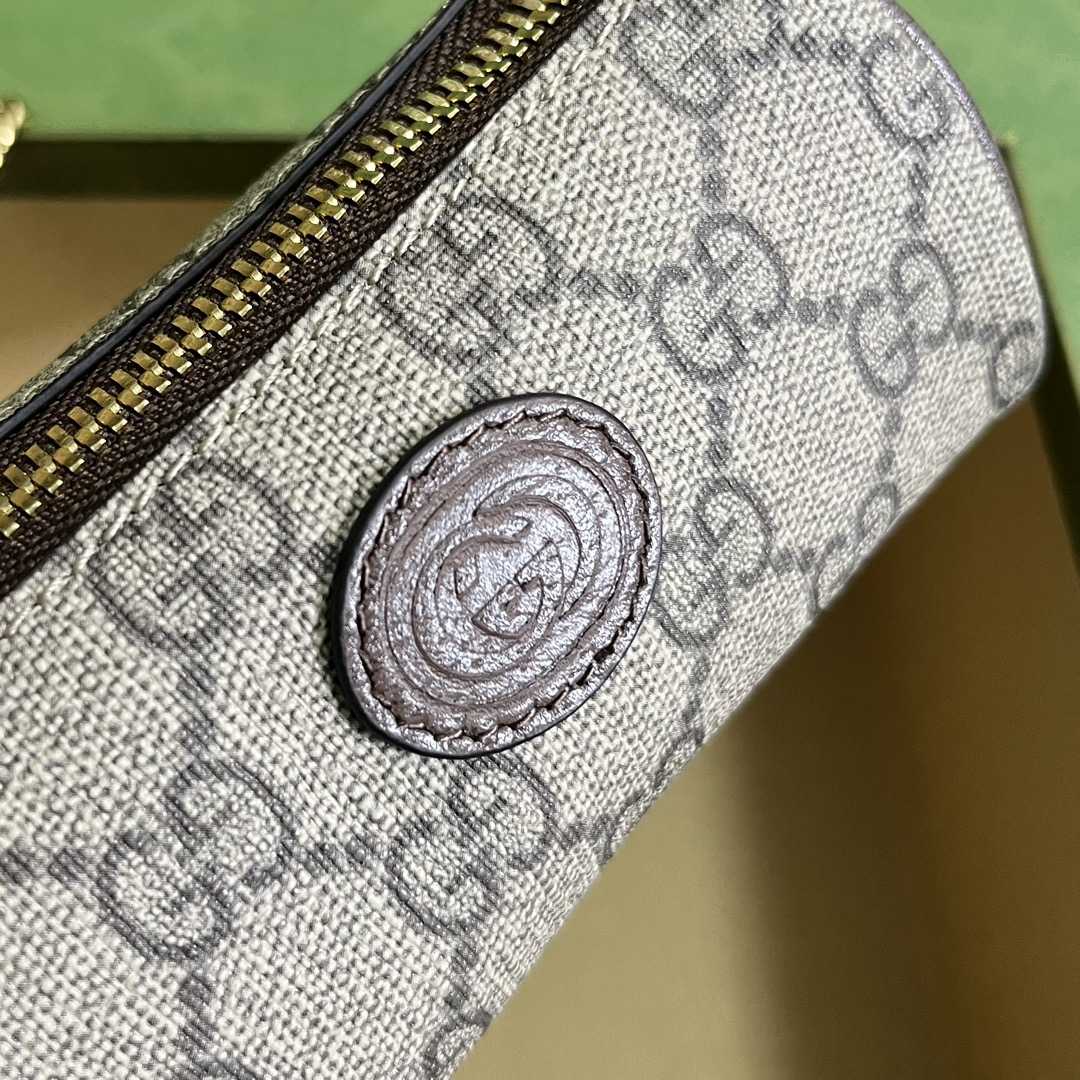 Gucci Coin Purse With Double G Strawberry  - DesignerGu