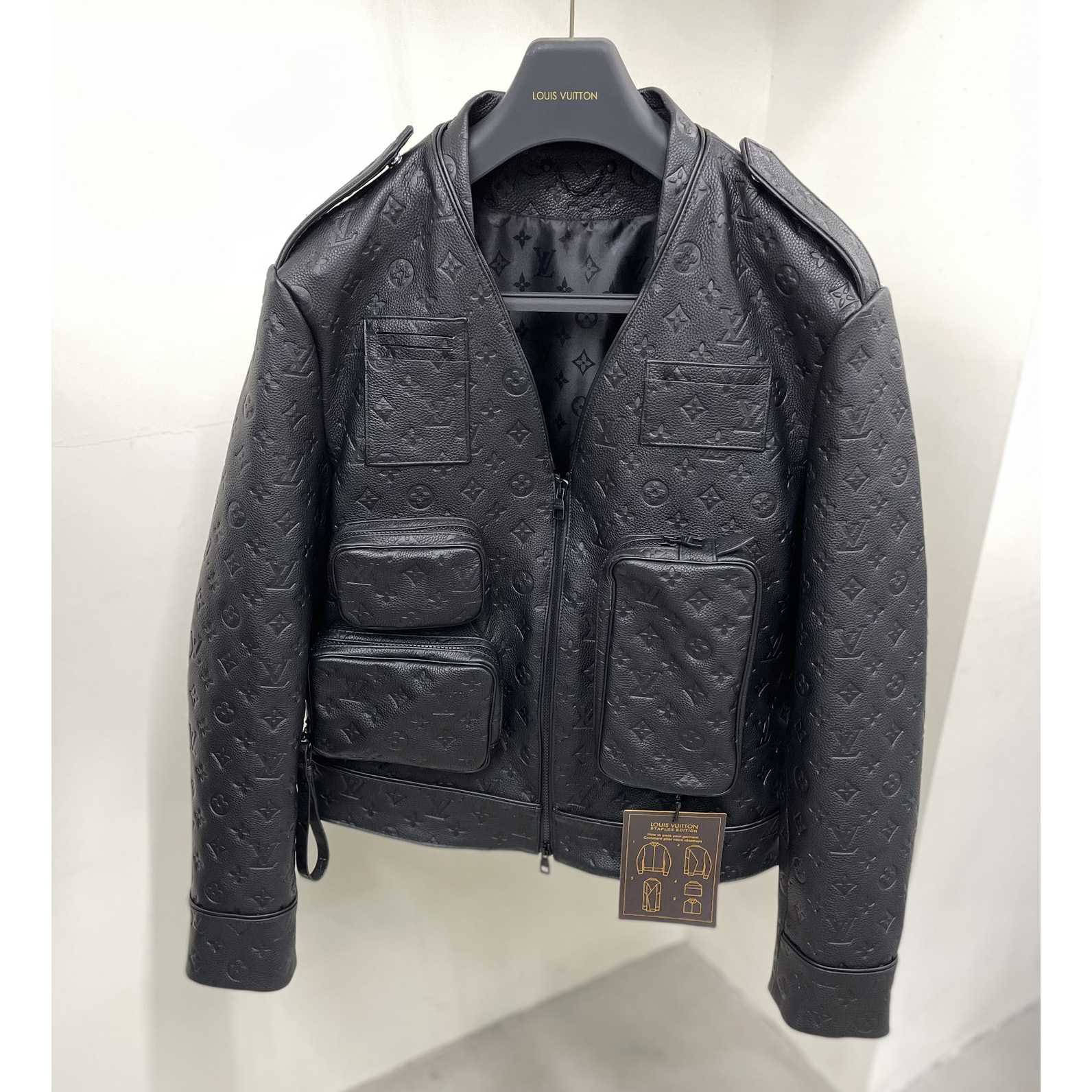 Louis Vuitton Monogram Embossed Utility Jacket - DesignerGu