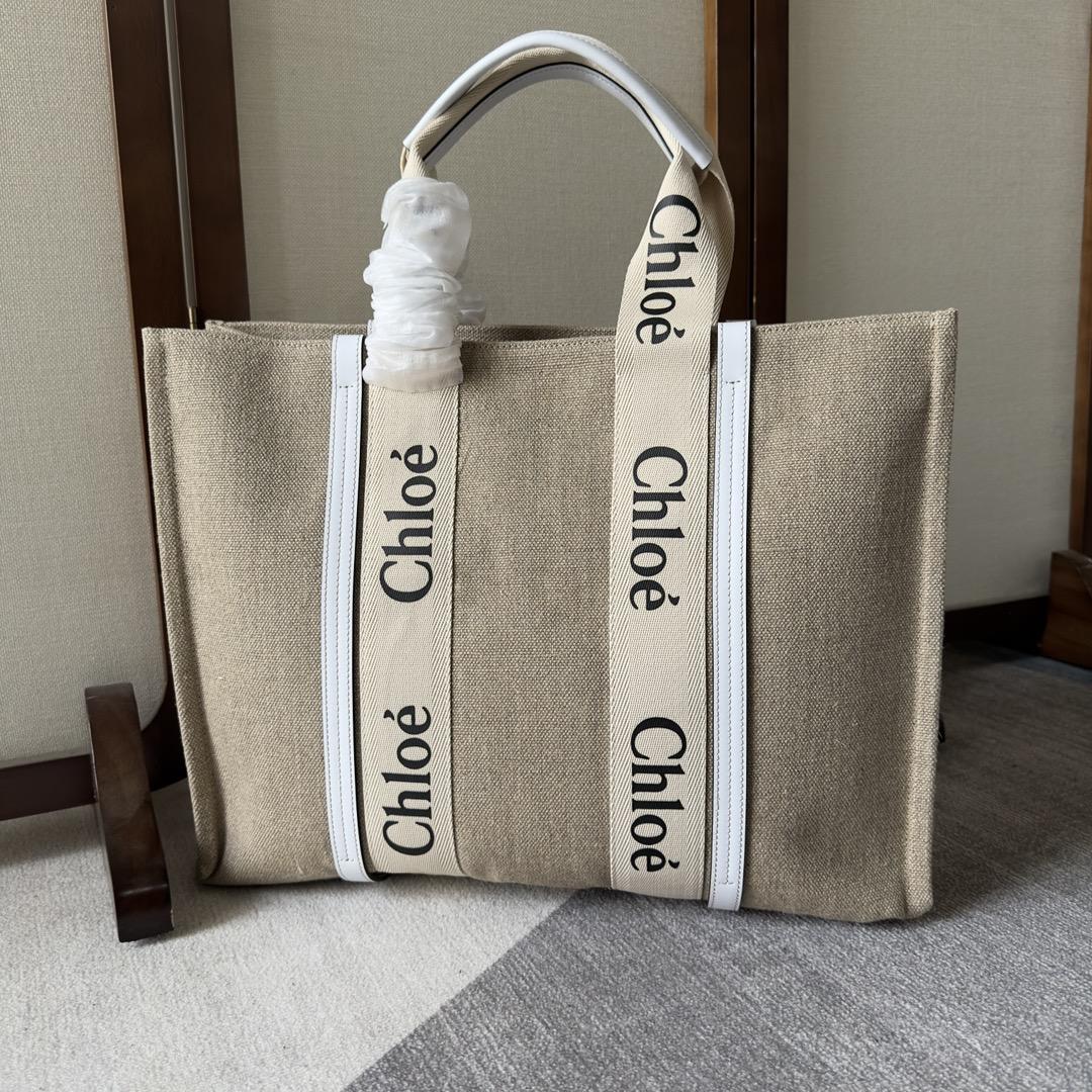 Chloe Large Woody Tote Bag(45-33-13 cm) - DesignerGu