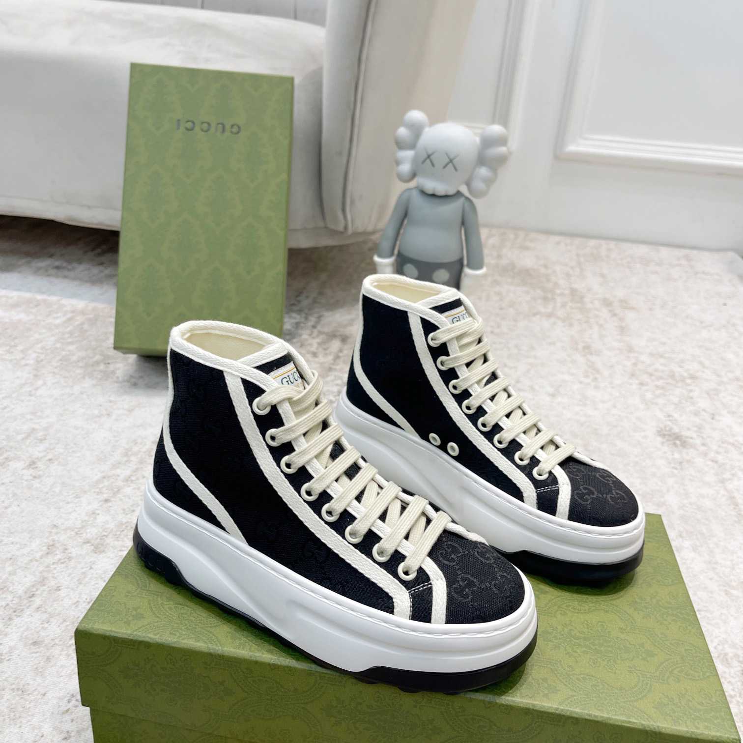 Gucci GG High Top Sneaker - DesignerGu