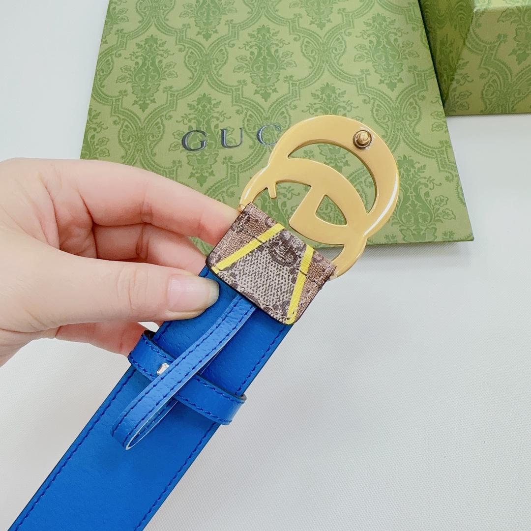 Gucci GG Marmont Wide Belt - DesignerGu