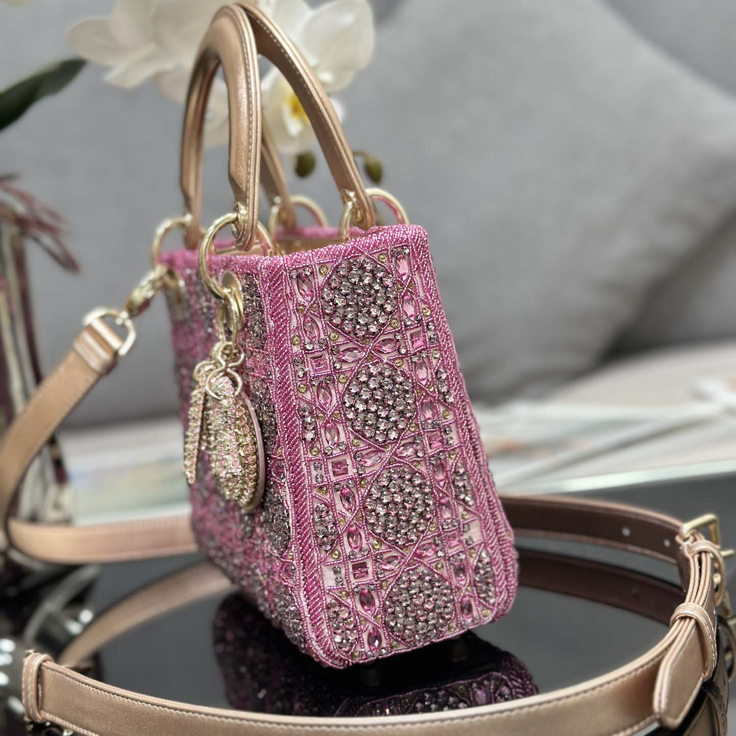 Dior Mini Lady Dior Bag - DesignerGu