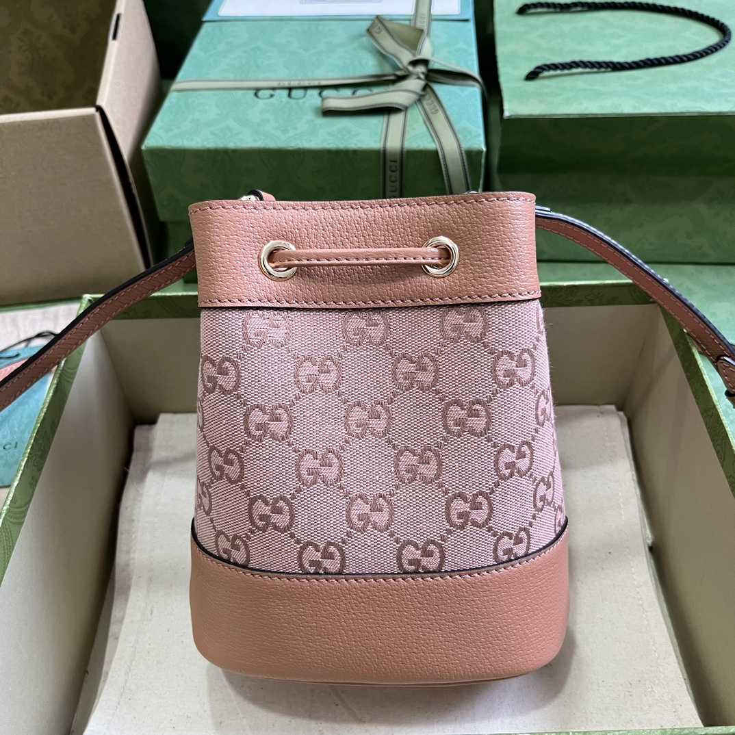 Gucci Ophidia Mini Bucket Bag  (15.5x 19x 9cm) - DesignerGu
