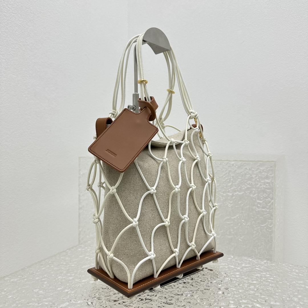 Jacquemus Le Petit Filet Pralu Tote Bag (10x27x21cm) - DesignerGu