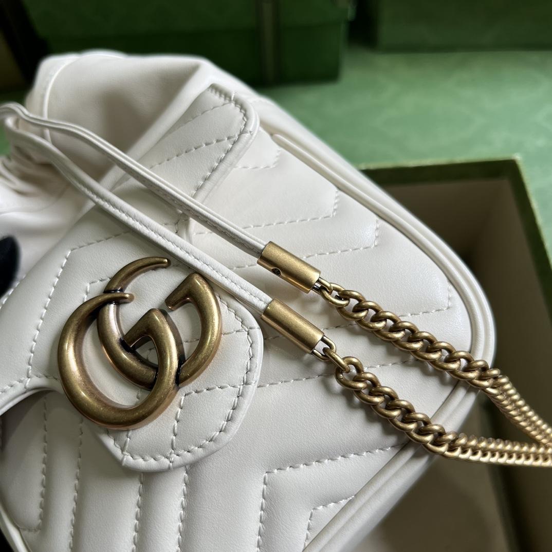 Gucci GG Marmont Mini Bucket Bag - DesignerGu