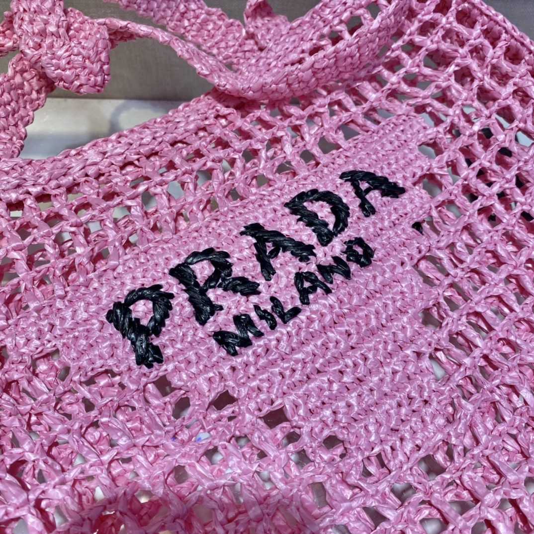 Prada Crochet Tote Bag - DesignerGu