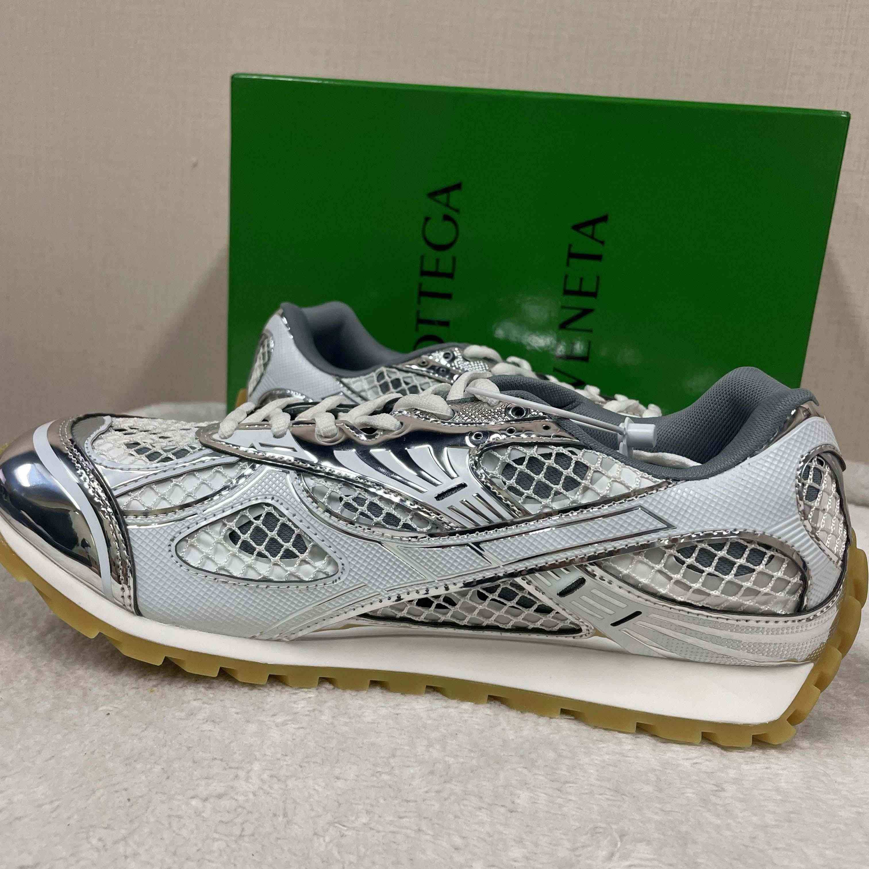 Bottega Veneta Orbit Sneaker - DesignerGu