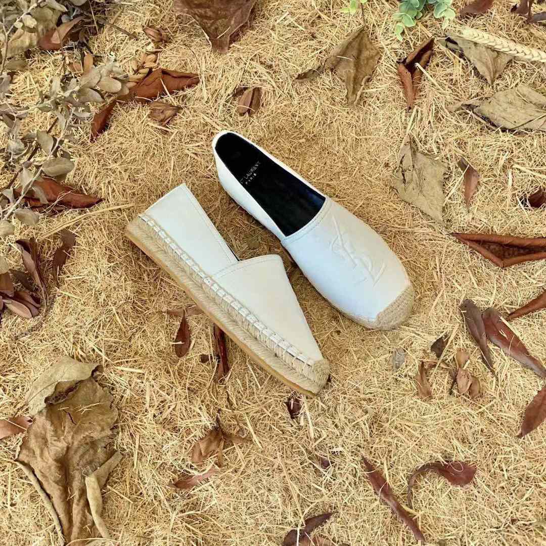 Saint Laurent Cassandre Espadrilles In Lambskin - DesignerGu