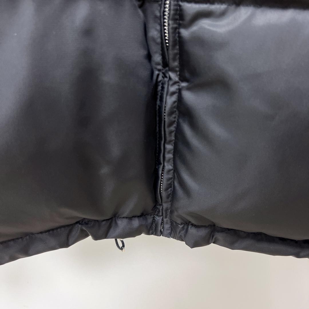 Prada Re-Nylon Gabardine Hooded Down Jacket - DesignerGu