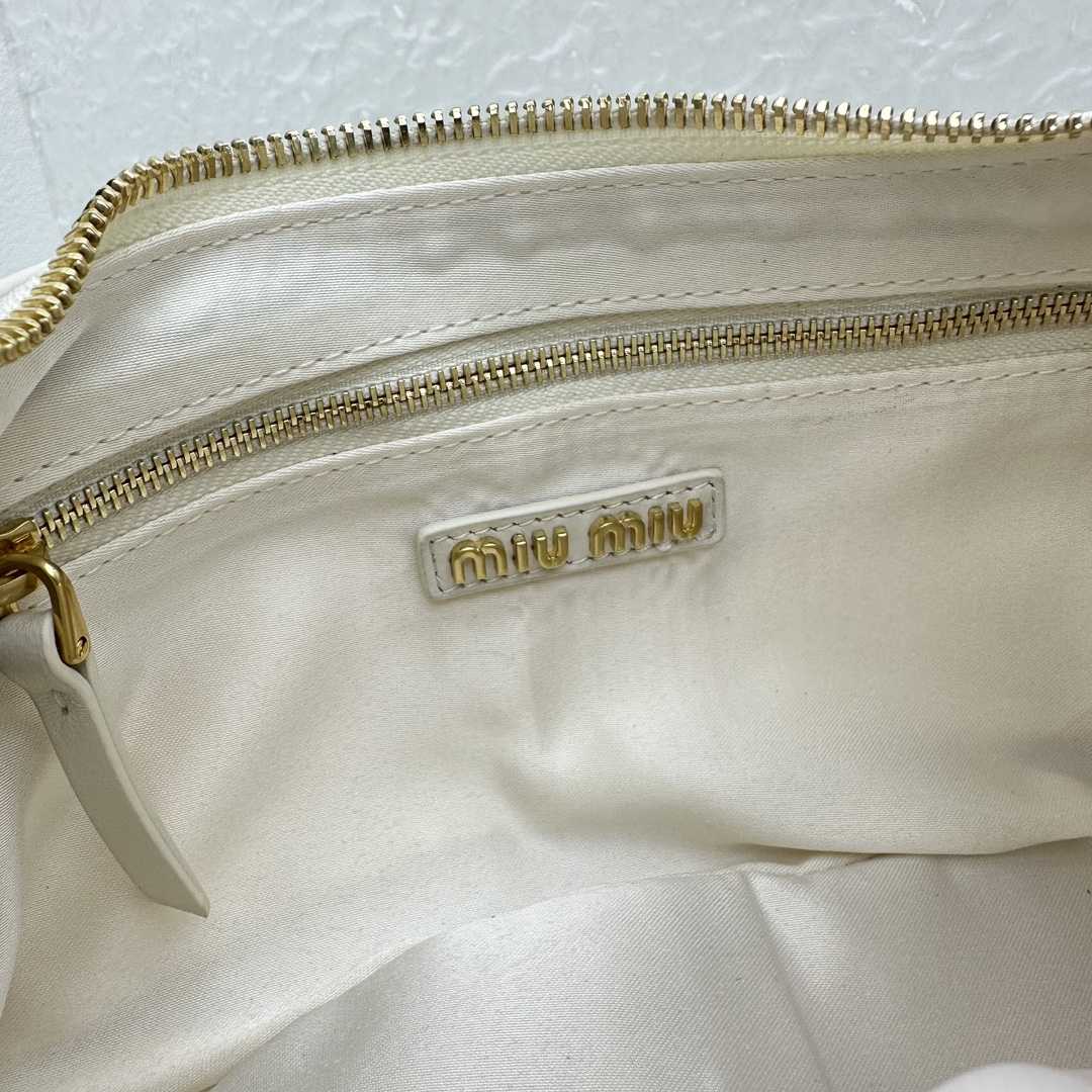 Miu Miu Nappa Leather Pocket Bag - DesignerGu