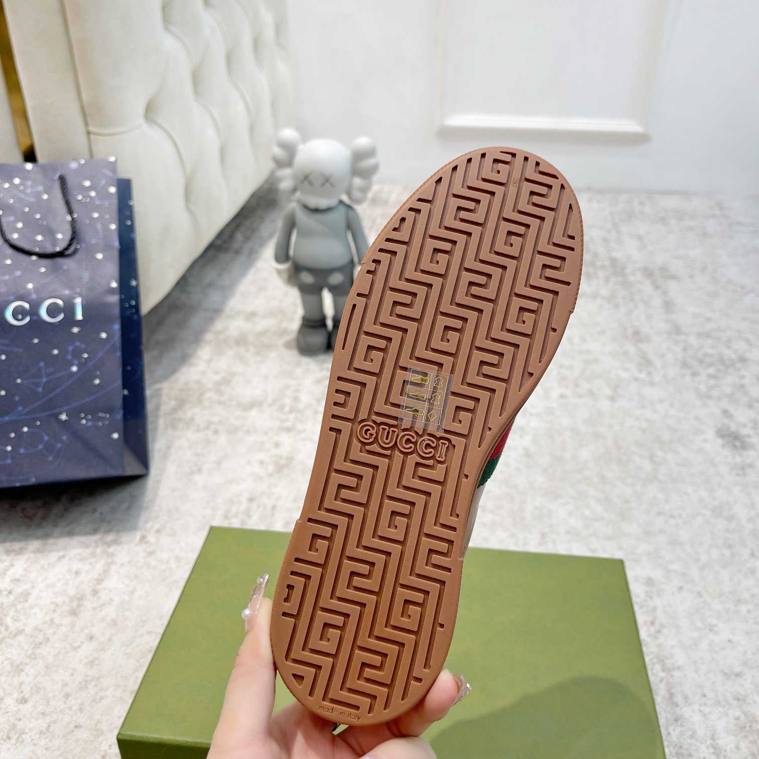 Gucci Ace Sneaker With Web (upon uk size) - DesignerGu