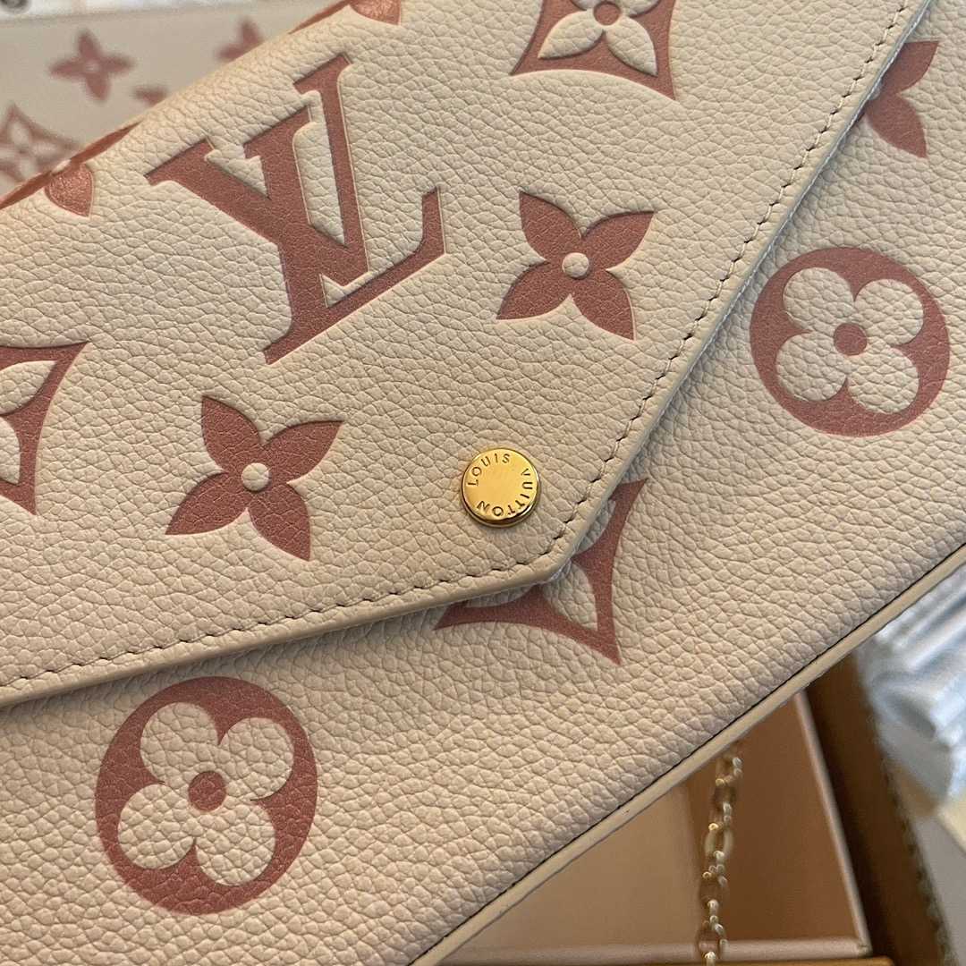 Louis Vuitton Félicie Pochette (21x12x3cm)   M82047 - DesignerGu
