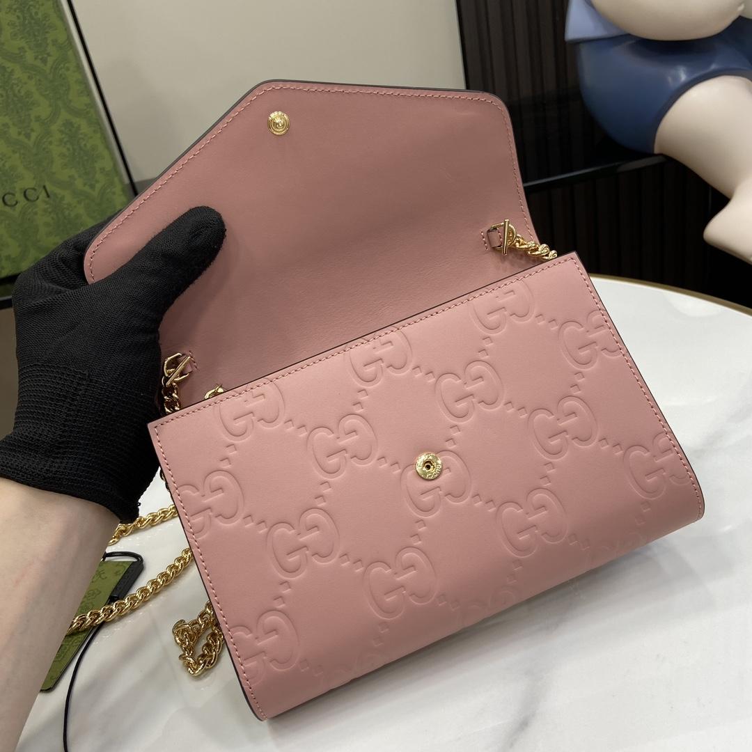 Gucci GG Chain Wallet - DesignerGu