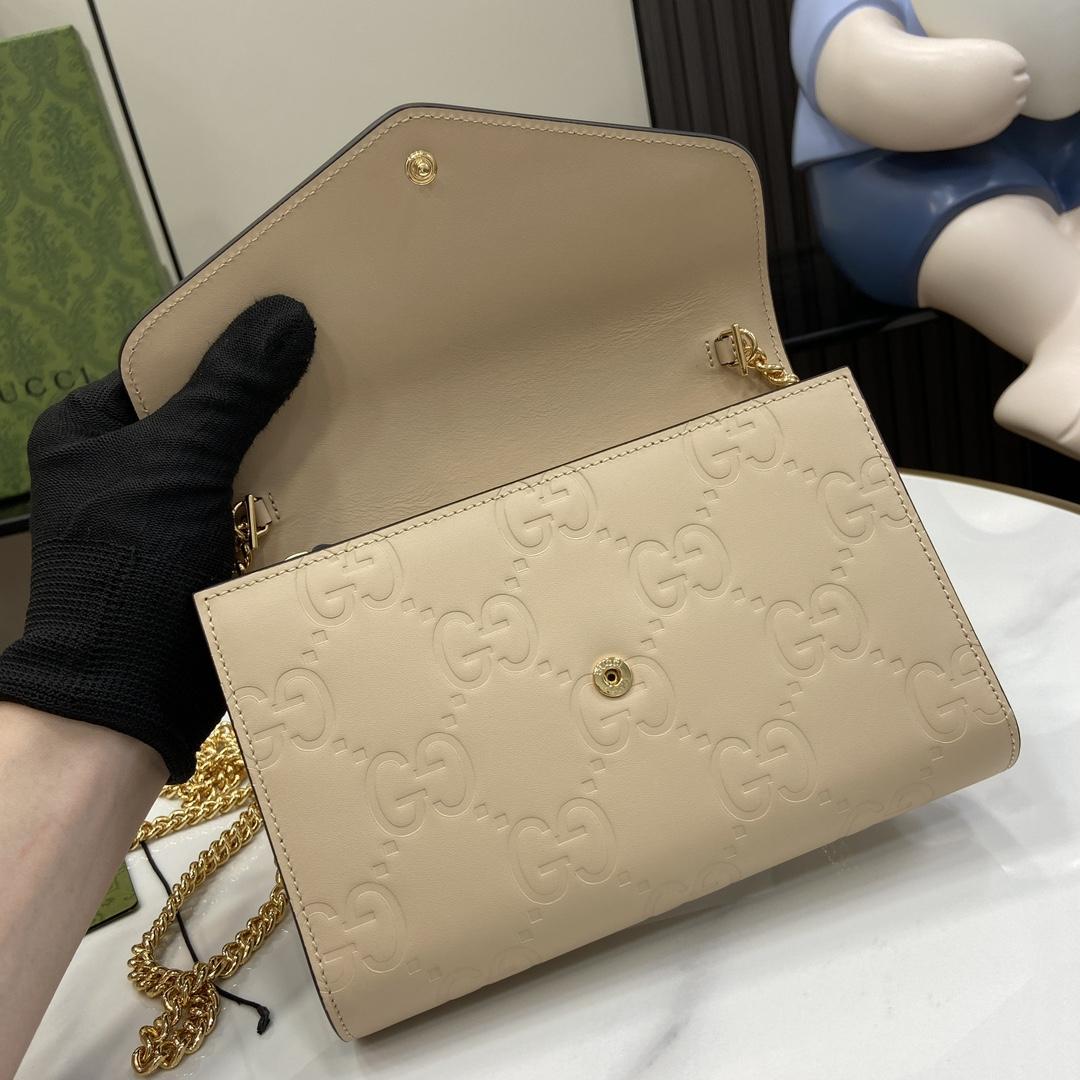 Gucci GG Chain Wallet - DesignerGu