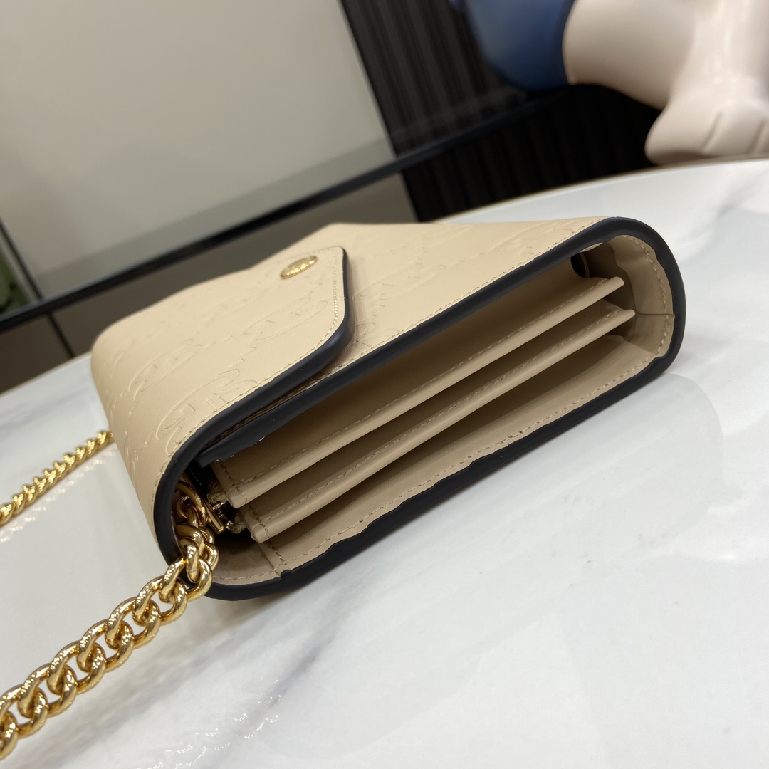 Gucci GG Chain Wallet - DesignerGu