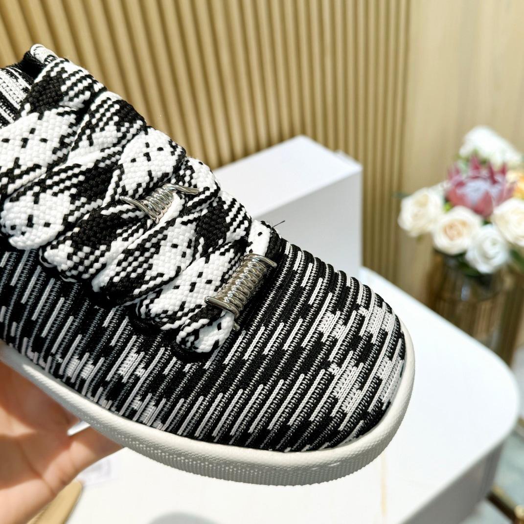Burberry Check Knit Box Sneakers - DesignerGu