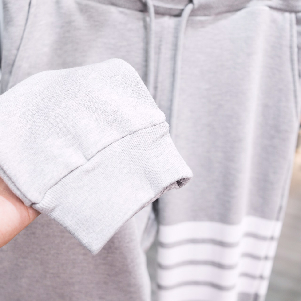 Thom Browne 4-Bar Cotton Track Pants - DesignerGu