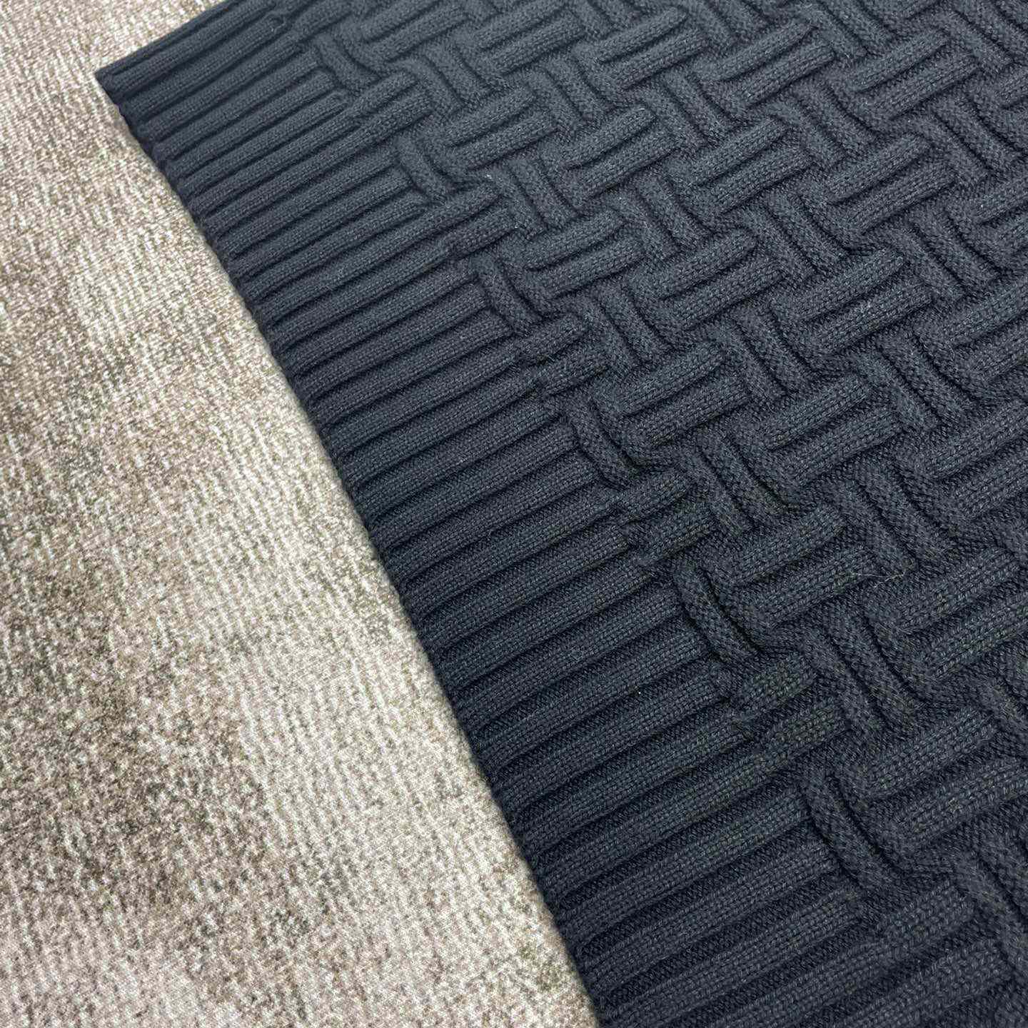 Casablanca Column Stitch Wool Knit Polo  D0065 - DesignerGu