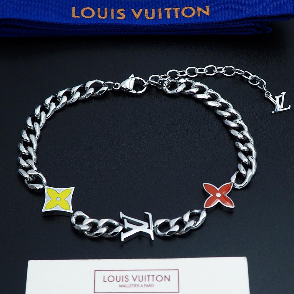 Louis Vuitton Monogram Row Bracelet  M1598A - DesignerGu