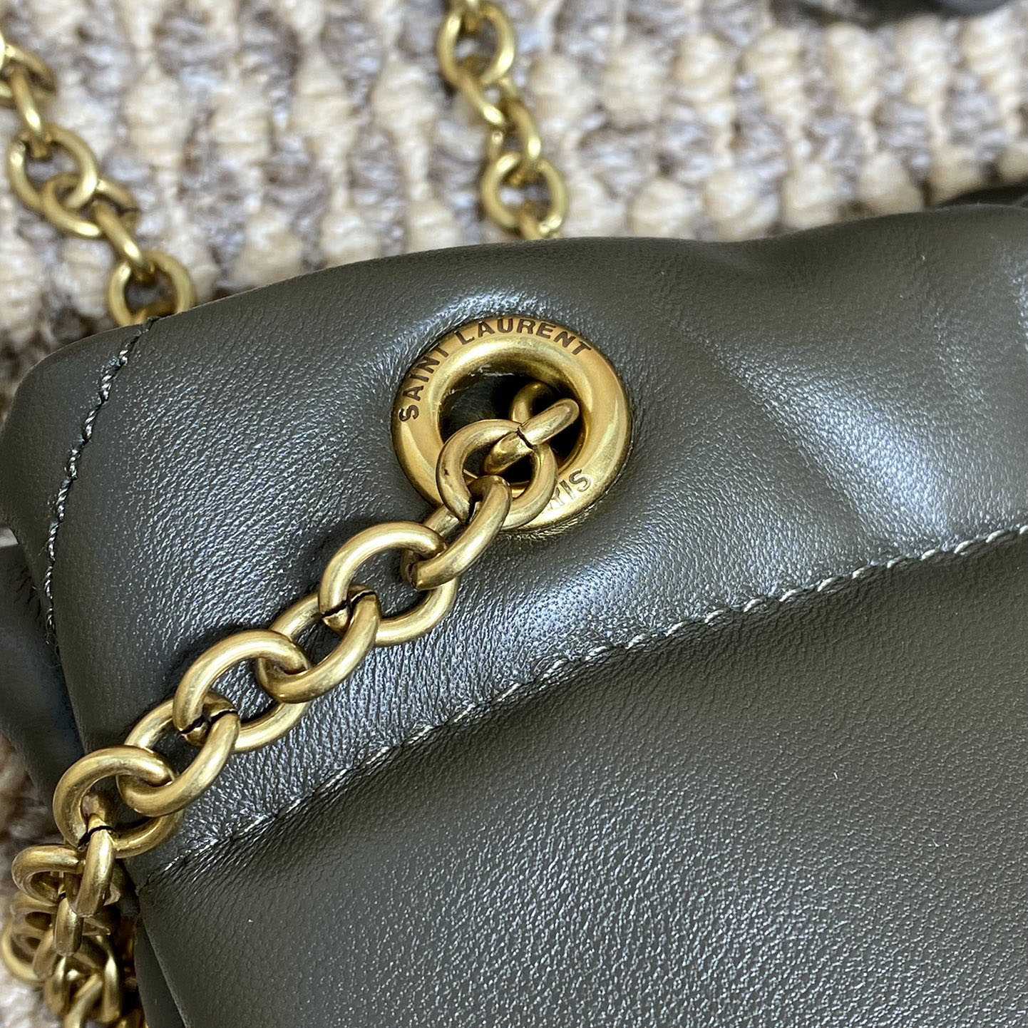 Saint Laurent Jamie Pochon In Lambskin - DesignerGu