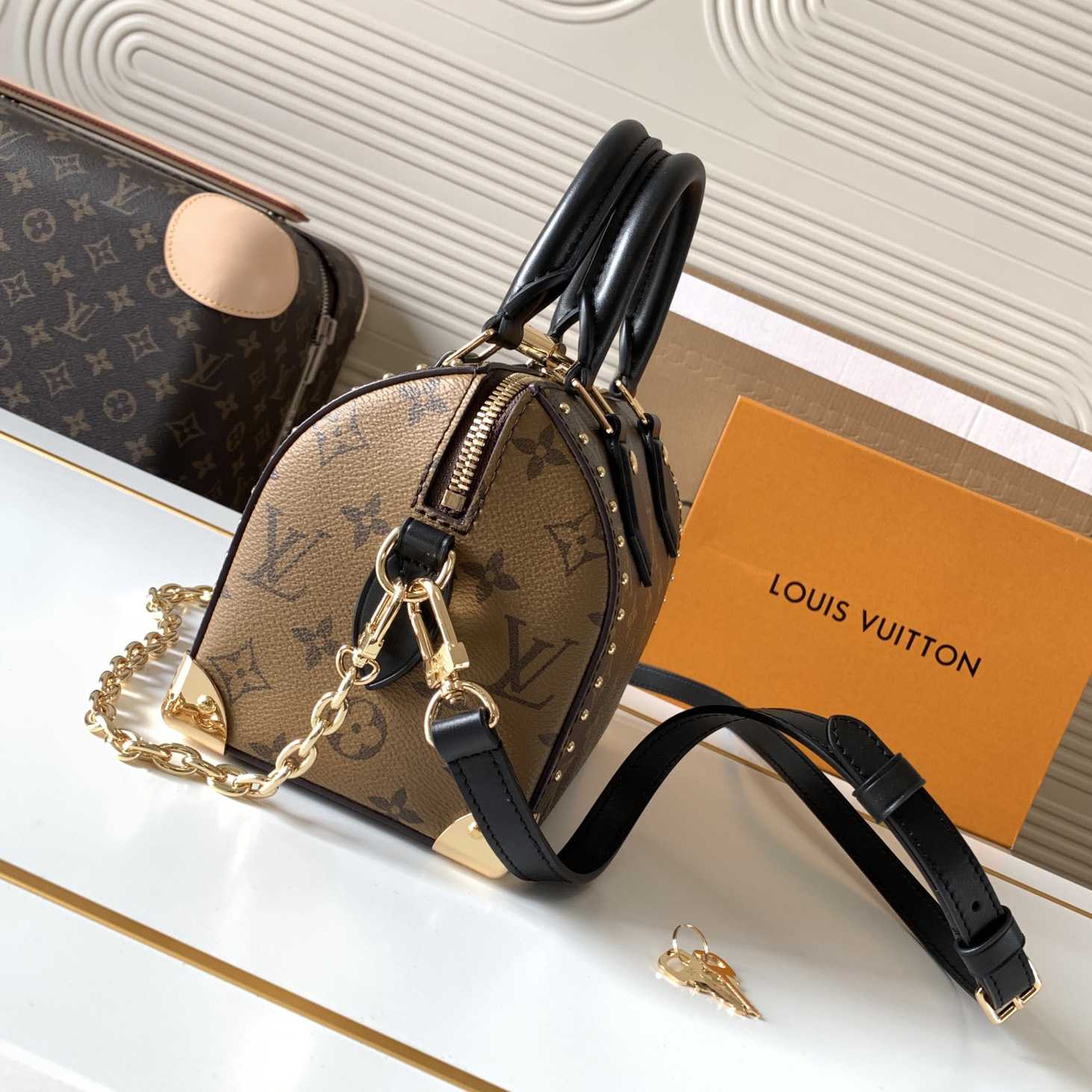 Louis Vuitton Speedy Trunk 20  M13146 - DesignerGu