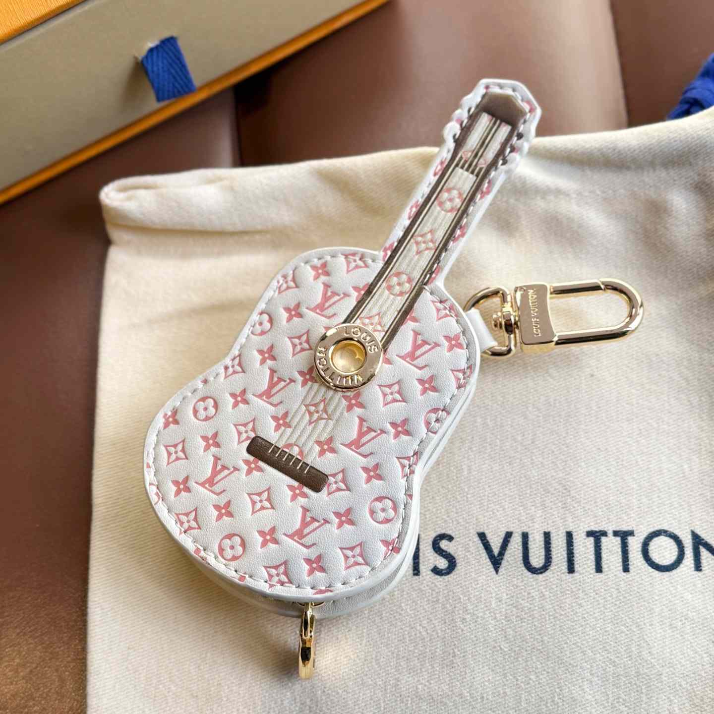 Louis Vuitton Guitar Pouch Bag Charm   M02032 - DesignerGu