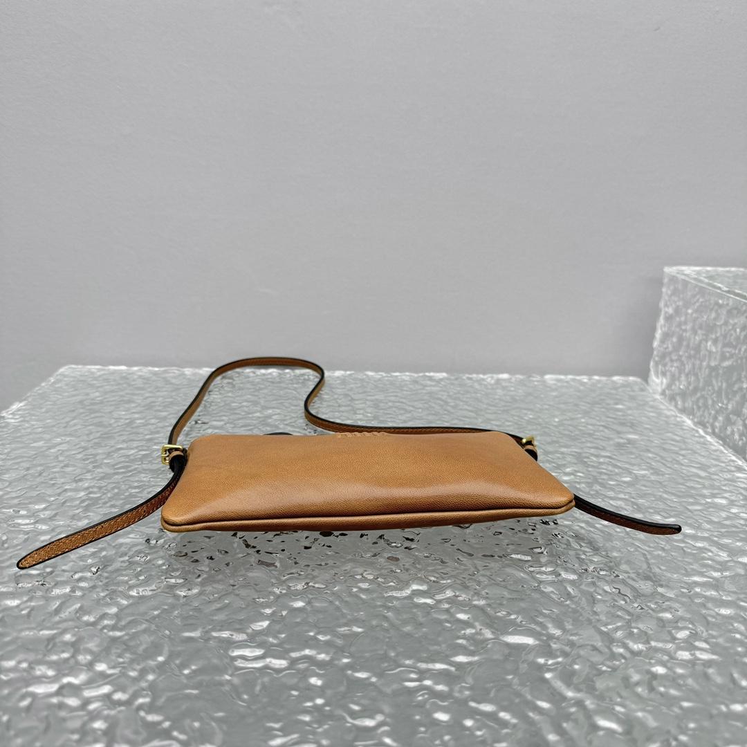 Miu Miu Nappa Leather Mini Pouch - DesignerGu