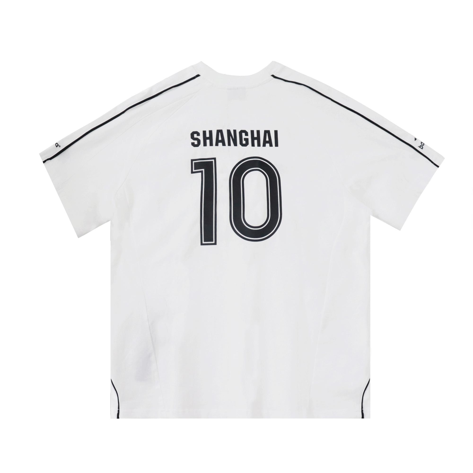 Balenciaga Paris Soccer T-Shirt Oversized In White - DesignerGu