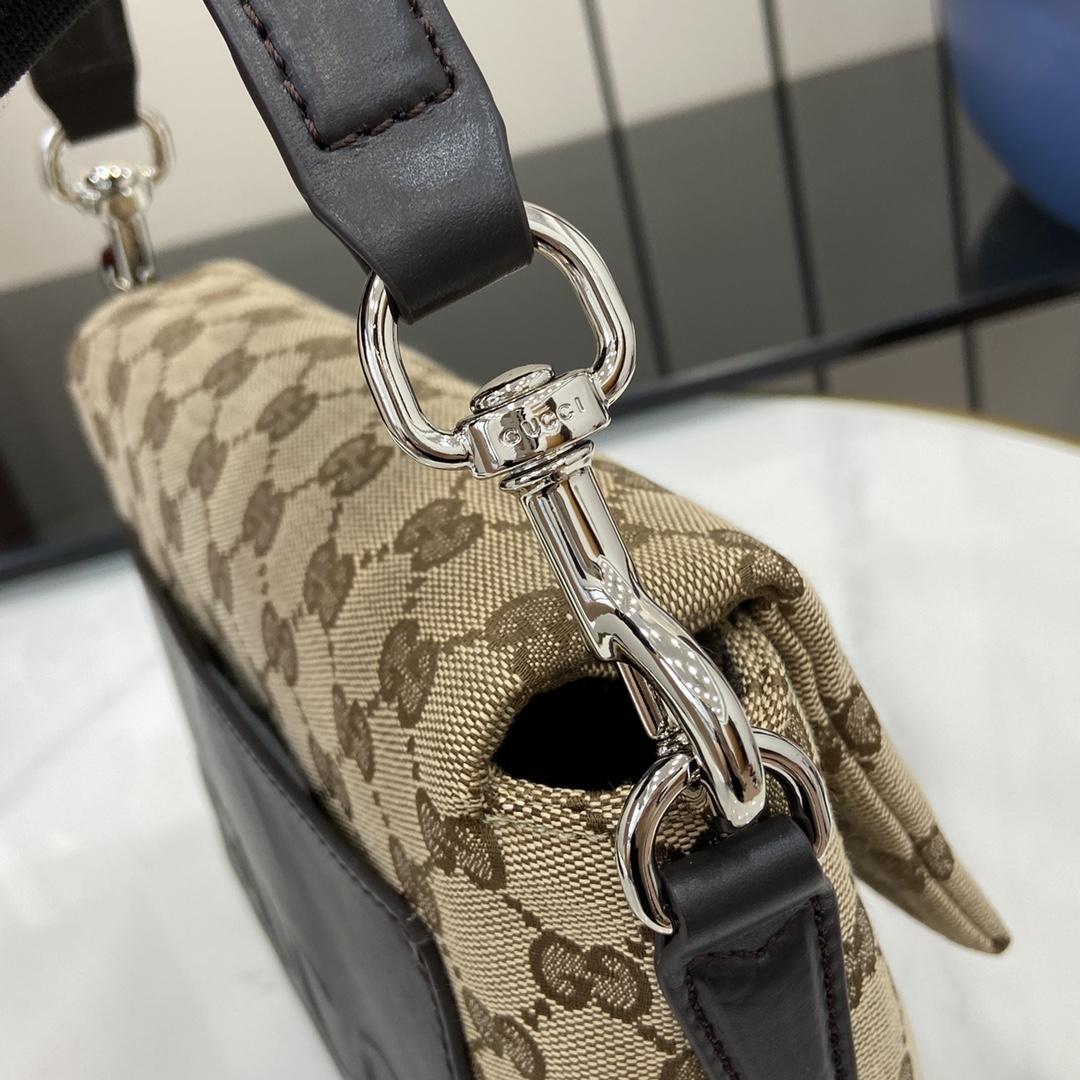 Gucci Small GG Crossbody Bag With Web - DesignerGu