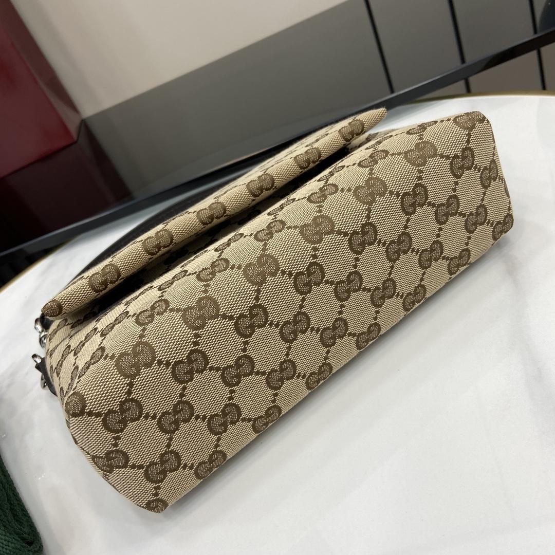 Gucci Small GG Crossbody Bag With Web - DesignerGu