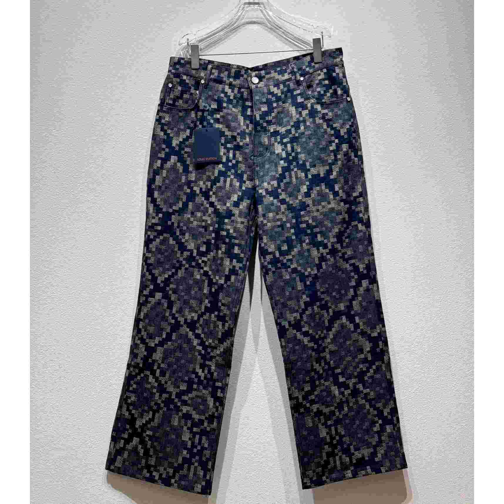 Louis Vuitton Graphic Denim Skate Pants   - DesignerGu