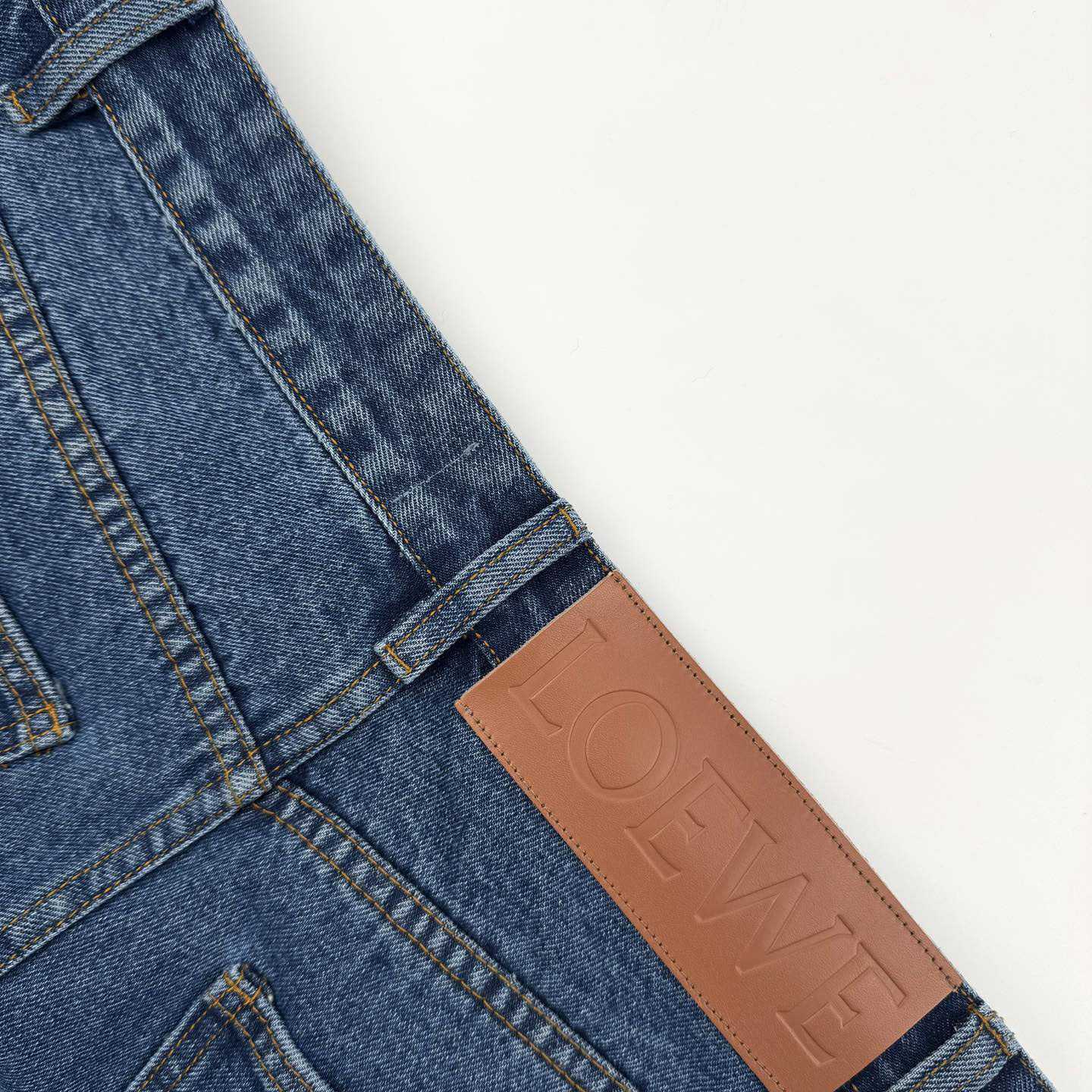 Loewe Anagram Baggy Jeans 'Blue Denim' - DesignerGu