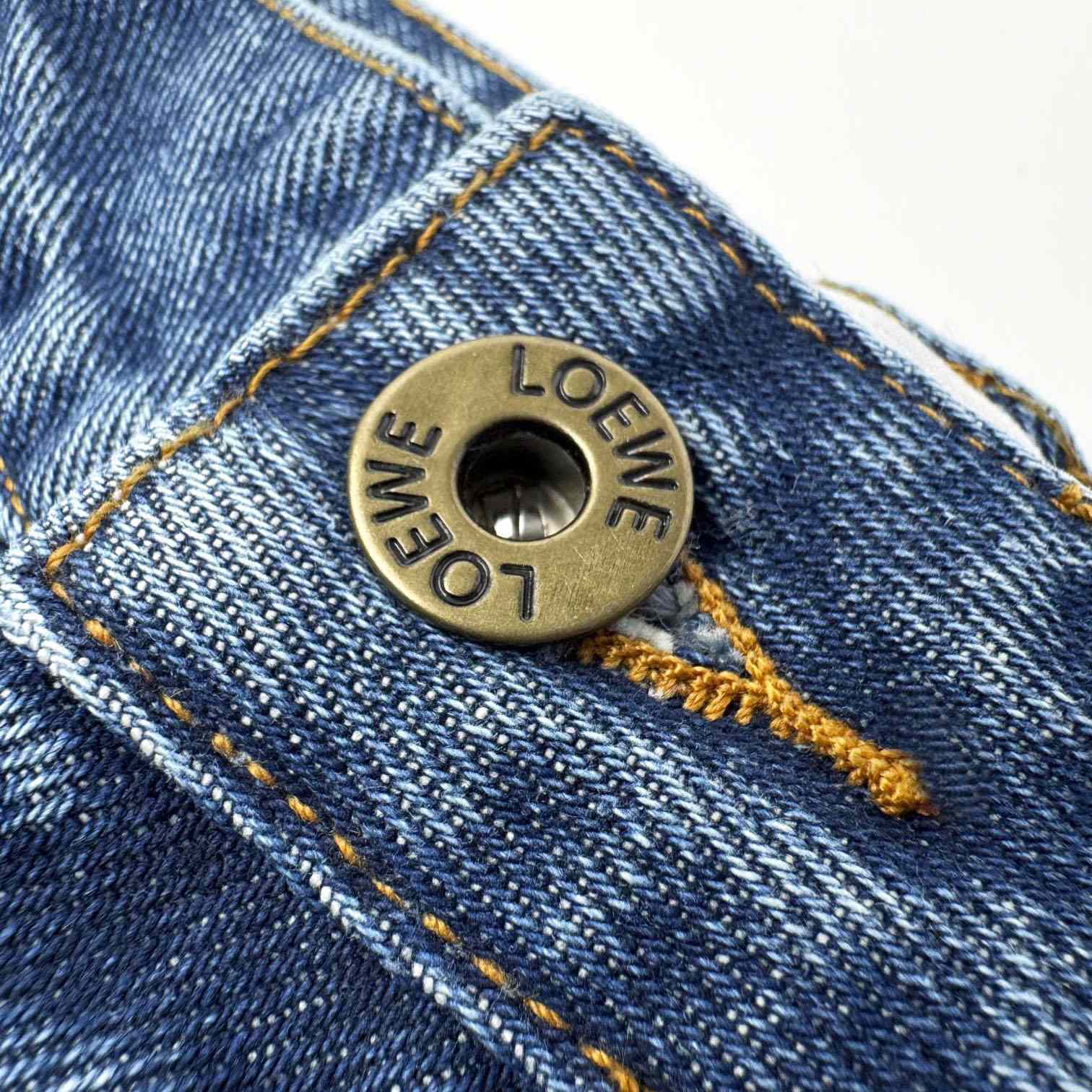 Loewe Anagram Baggy Jeans 'Blue Denim' - DesignerGu