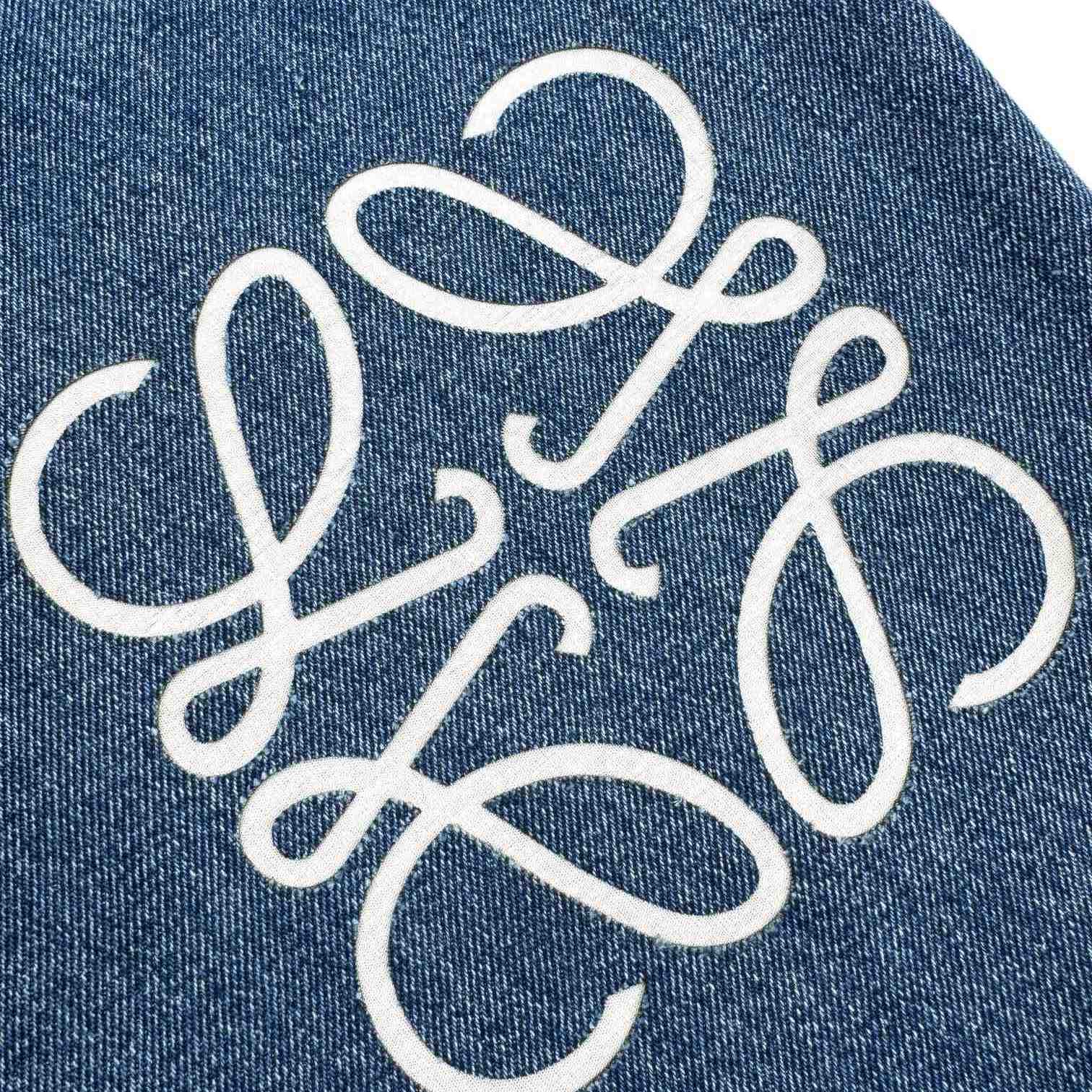 Loewe Anagram Baggy Jeans 'Blue Denim' - DesignerGu