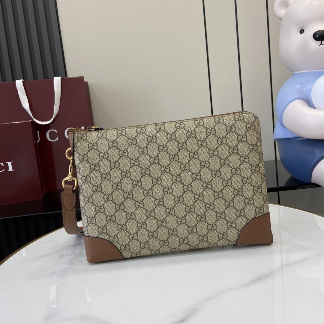 Gucci GG Emblem Small Business Case - DesignerGu