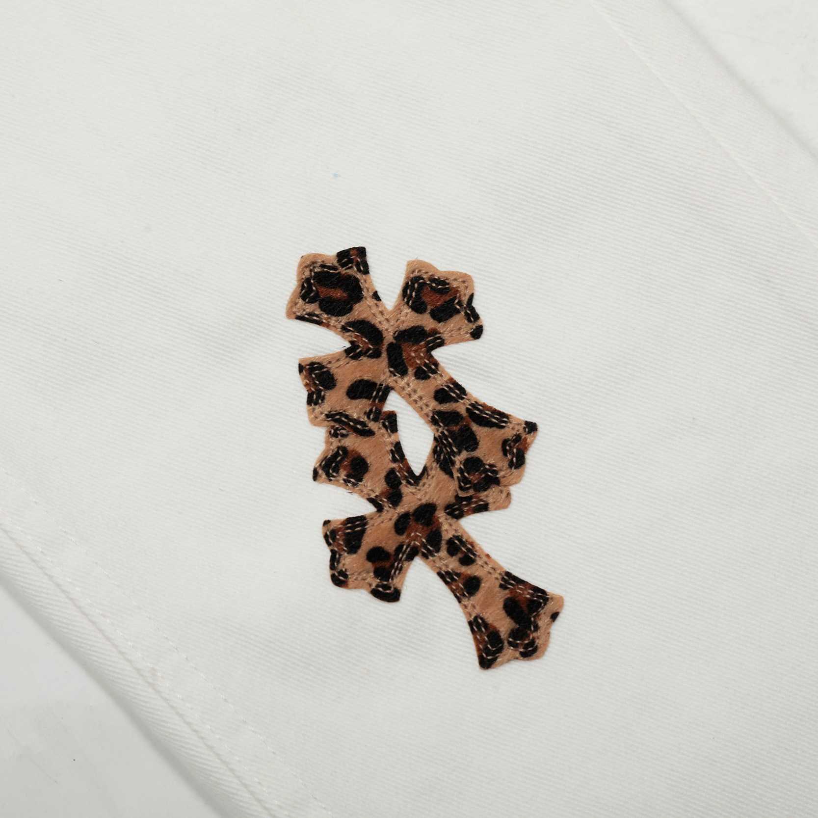 Chrome Hearts Cross Patch Jeans - DesignerGu