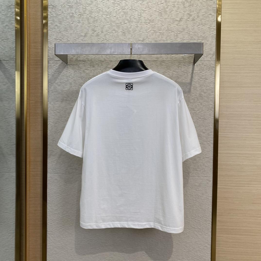 Loewe Loose fit T-shirt In Cotton - DesignerGu