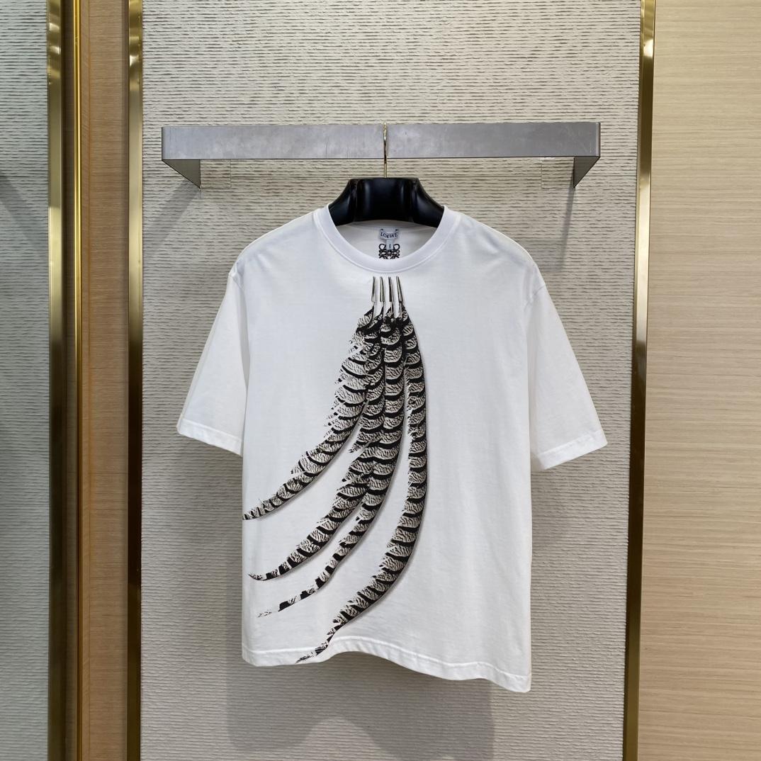 Loewe Loose fit T-shirt In Cotton - DesignerGu