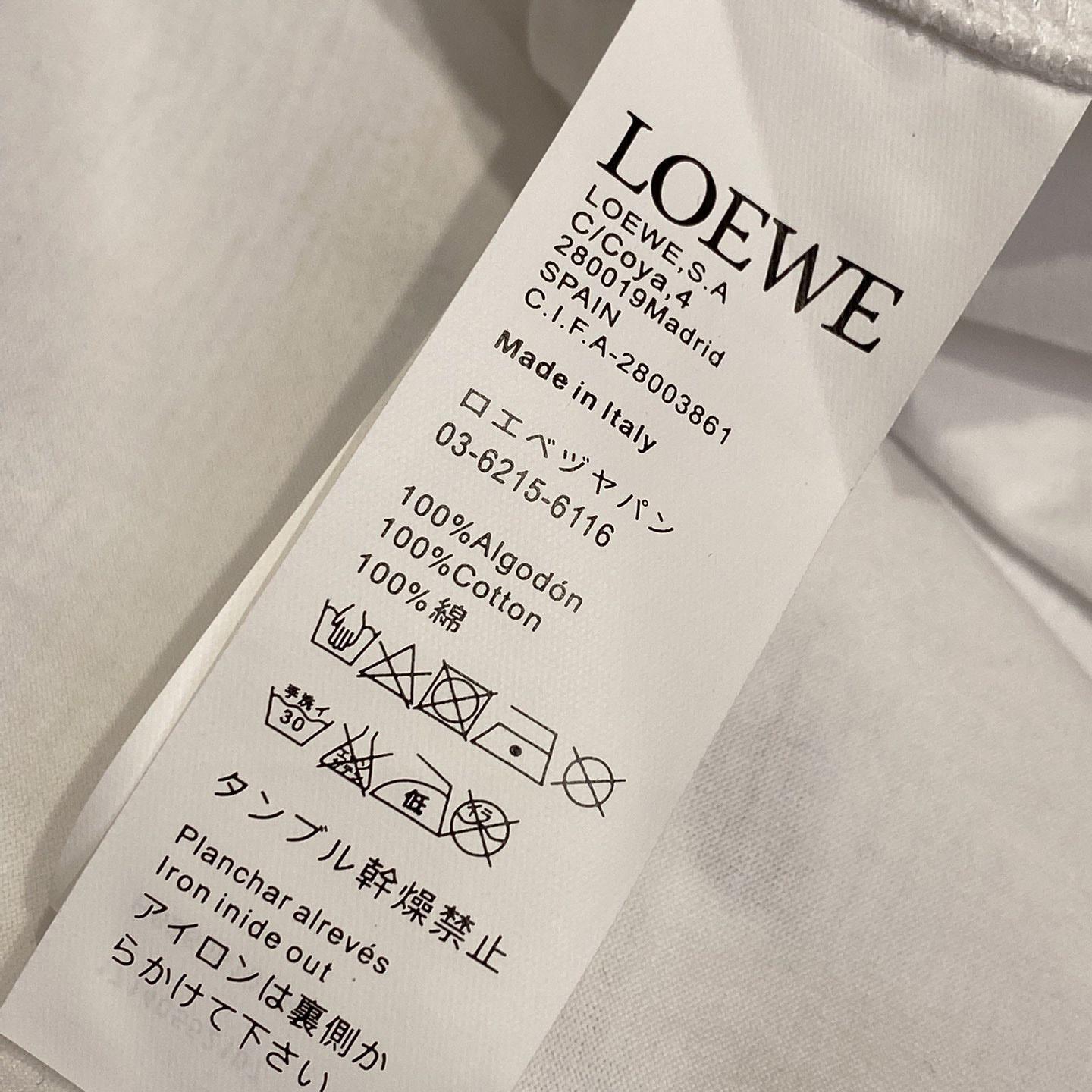 Loewe Loose fit T-shirt In Cotton - DesignerGu