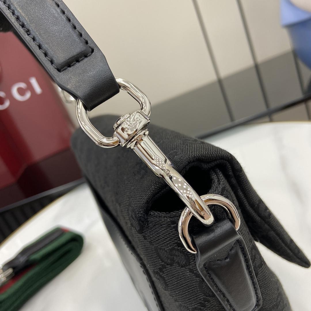Gucci Small GG Crossbody Bag With Web - DesignerGu
