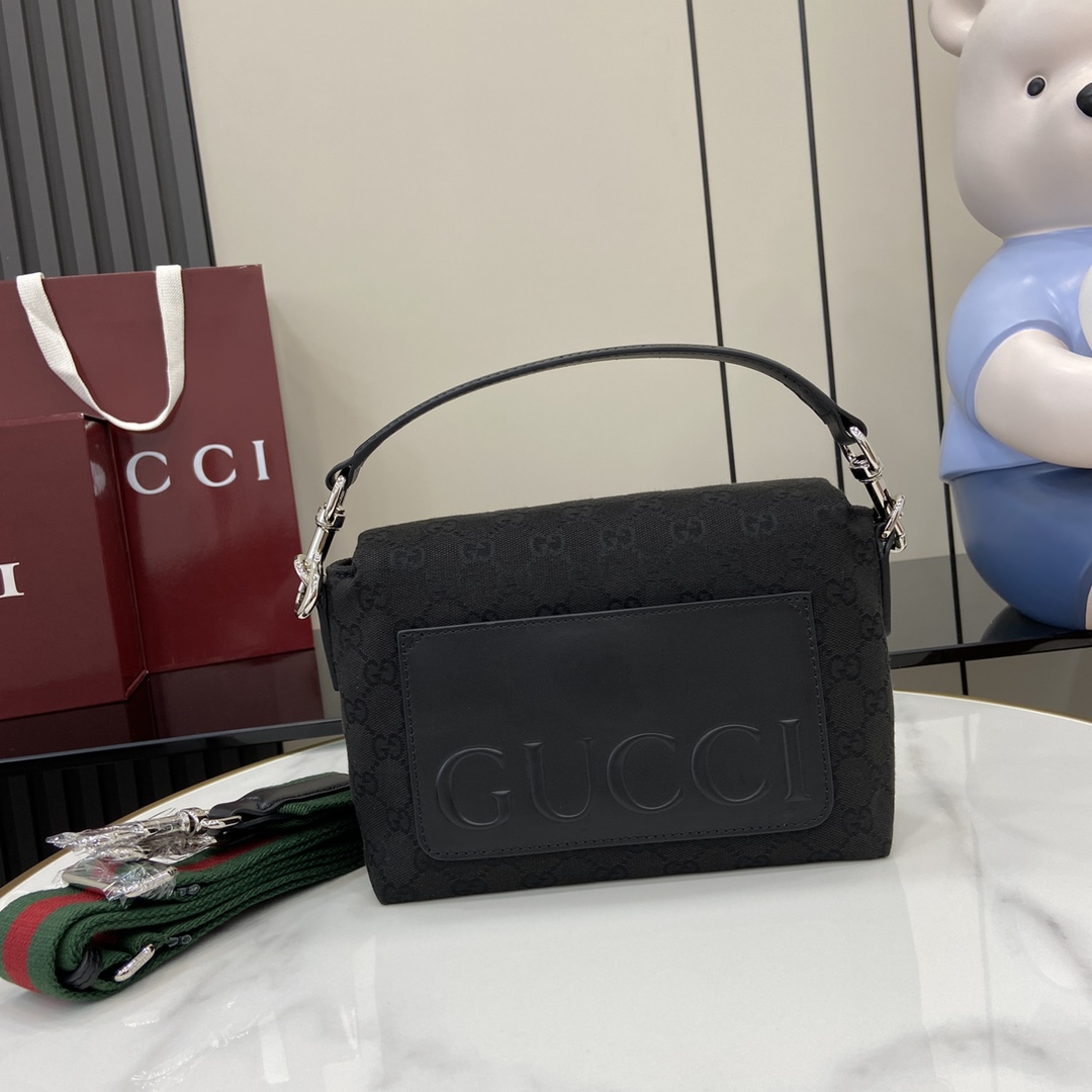 Gucci Small GG Crossbody Bag With Web - DesignerGu